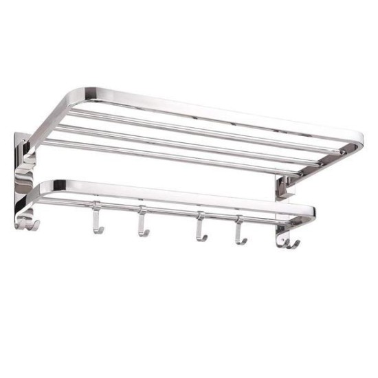 Κρεμάστρα επιτοίχια inox Υ18,6x80x23εκ. Κρεμάστρα επιτοίχια inox Υ18,6x80x23εκ.