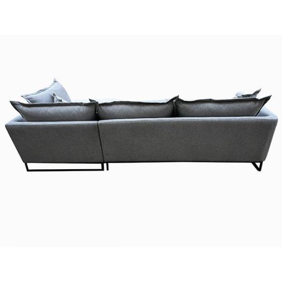 Καναπές γωνιακός Nextdeco Siegfried δεξιά γωνία γκρι Y85x286x183εκ. Καναπές γωνιακός Nextdeco Siegfried δεξιά γωνία γκρι Y85x286x183εκ.