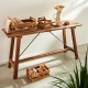 Κονσόλα Nextdeco Tribeca ανακυκλωμένο ξύλο teak - mahoni Υ80x100x40εκ.