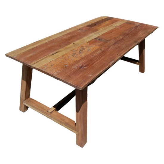 Τραπέζι Nextdeco Tribeca ανακυκλωμένο ξύλο teak - mahoni Υ73x90x180εκ. Τραπέζι Nextdeco Tribeca ανακυκλωμένο ξύλο teak - mahoni Υ73x90x180εκ.