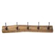 Κρεμάστρα τοίχου Nextdeco Tribeca ανακυκλωμένο ξύλο teak Υ10x10x55εκ.