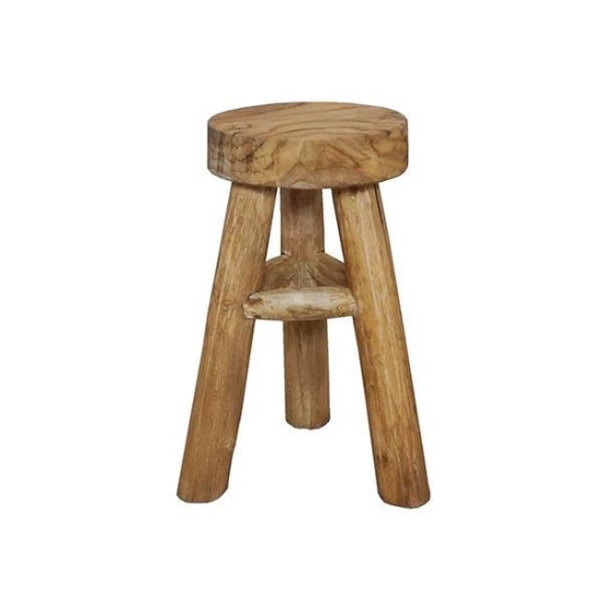Σκαμπό στρογγυλο Nextdeco Tribeca ανακυκλωμένο ξύλο teak Υ40xØ27εκ. Σκαμπό στρογγυλο Nextdeco Tribeca ανακυκλωμένο ξύλο teak Υ40xØ27εκ.
