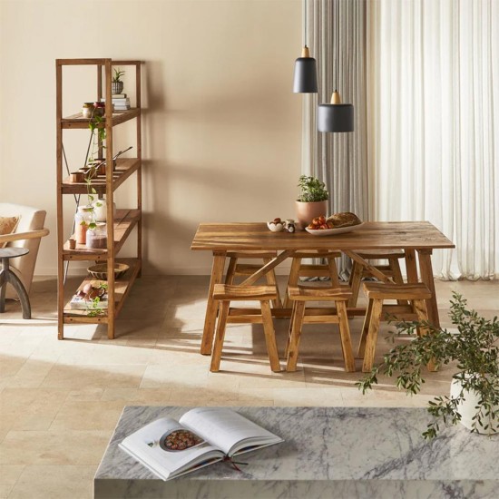 Τραπέζι γίγας Nextdeco ανακυκλωμένο ξύλο teak - mahoni Υ73xM240xΠ90εκ Τραπέζι γίγας Nextdeco ανακυκλωμένο ξύλο teak - mahoni Υ73xM240xΠ90εκ