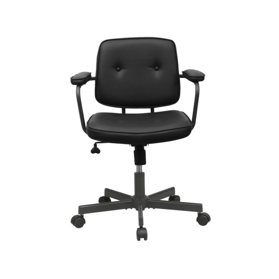 Καρέκλα γραφείου Nextdeco μαύρη Υ77-87x62.5x60,5εκ, Καρέκλα γραφείου Nextdeco μαύρη Υ77-87x62.5x60,5εκ,