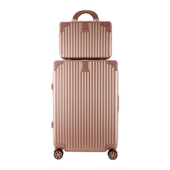 Βαλίτσες σετ 2 ABS 4 ρόδες ροζ 65x42x25εκ και 33x24x15εκ. Βαλίτσες σετ 2 ABS 4 ρόδες ροζ 65x42x25εκ και 33x24x15εκ.