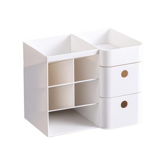 Organizer ή μολυβοθήκη λευκό Y17,5x20,5x15εκ. Organizer ή μολυβοθήκη λευκό Y17,5x20,5x15εκ.