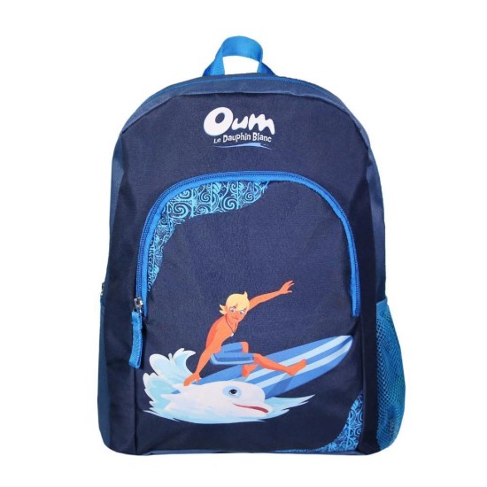 Bagtrotter τσάντα πλάτης νηπίου Oum Le Dauphin Blue Υ31x24x8εκ. Bagtrotter τσάντα πλάτης νηπίου Oum Le Dauphin Blue Υ31x24x8εκ.