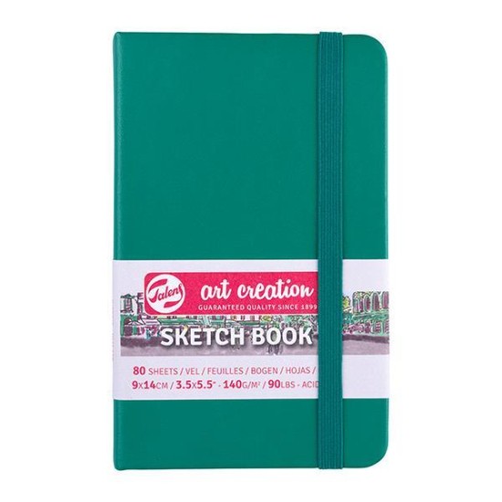 Talens Sketch book πράσινο του δάσους 80φυλ. 9x14εκ. 140γρ. Talens Sketch book πράσινο του δάσους 80φυλ. 9x14εκ. 140γρ.