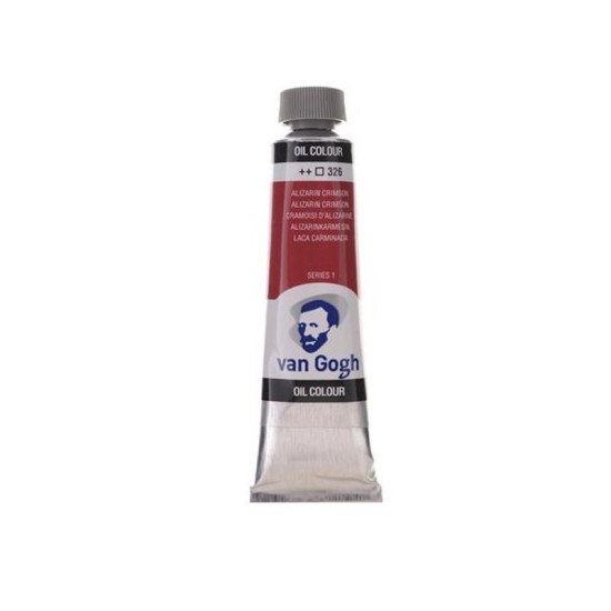 Talens van gogh χρώμα λαδιού 326 alizarin crimson 20ml Talens van gogh χρώμα λαδιού 326 alizarin crimson 20ml