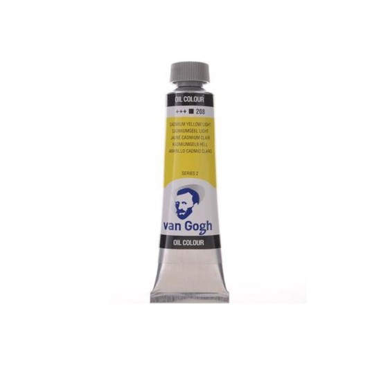 Talens van gogh χρώμα λαδιού 208 cadmium yellow light 20ml Talens van gogh χρώμα λαδιού 208 cadmium yellow light 20ml
