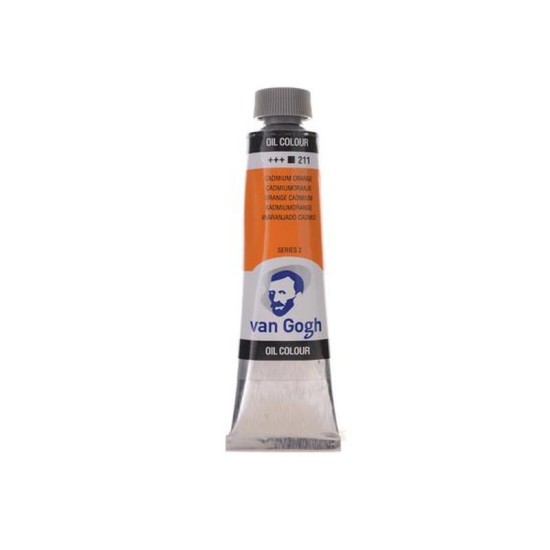 Talens van gogh χρώμα λαδιού 211 cadmium orange 20ml Talens van gogh χρώμα λαδιού 211 cadmium orange 20ml