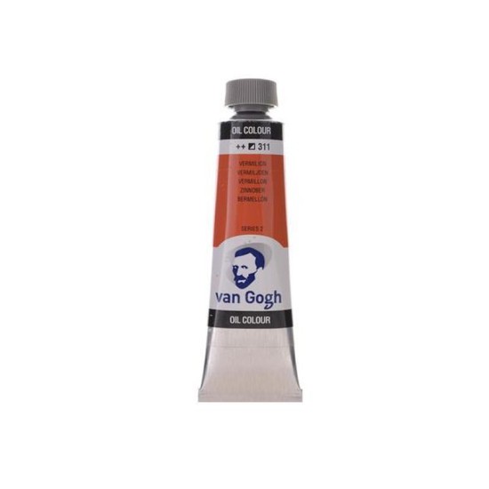 Talens van gogh χρώμα λαδιού 311 vermilion 20ml Talens van gogh χρώμα λαδιού 311 vermilion 20ml