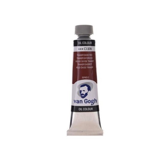 Talens van gogh χρώμα λαδιού 378 transparent oxide red 20ml Talens van gogh χρώμα λαδιού 378 transparent oxide red 20ml