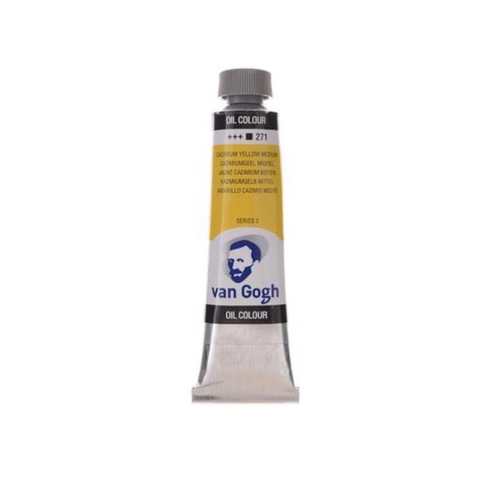 Talens van gogh χρώματα λαδιού 60ml (271-Cadmium yellow medium) Talens van gogh χρώματα λαδιού 60ml (271-Cadmium yellow medium)