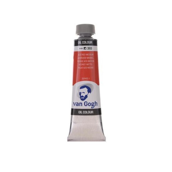 Talens van gogh χρώματα λαδιού 60ml (393-Azo red medium) Talens van gogh χρώματα λαδιού 60ml (393-Azo red medium)