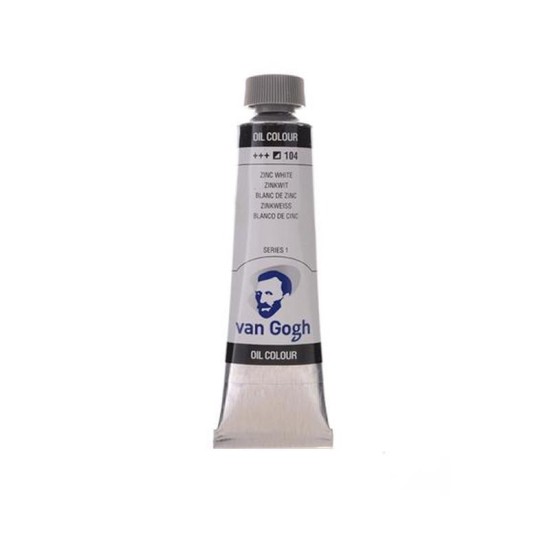 Talens van gogh χρώμα λαδιού 104 zinc white 200ml Talens van gogh χρώμα λαδιού 104 zinc white 200ml
