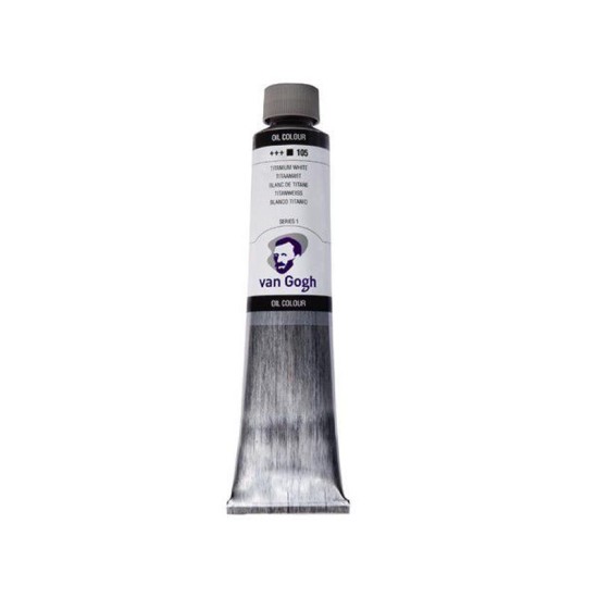 Talens van gogh χρώμα λαδιού 105 titanium white 200ml Talens van gogh χρώμα λαδιού 105 titanium white 200ml