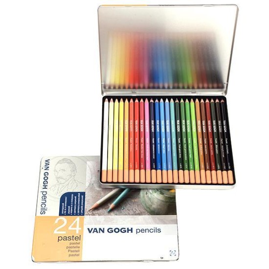 Talens van gogh soft pastel ξυλομπογιές 24τεμ. Talens van gogh soft pastel ξυλομπογιές 24τεμ.