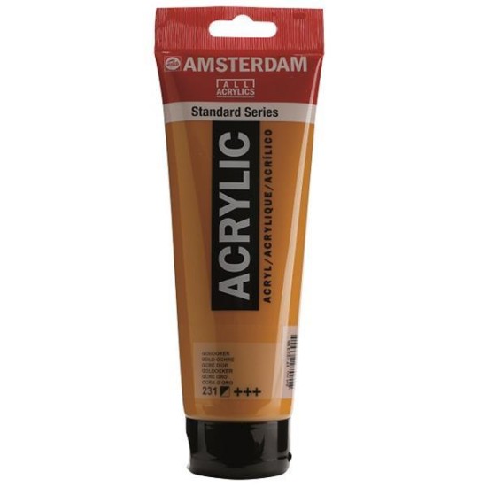 Talens amsterdam ακρυλικό χρώμα 231 gold ochre 120ml Talens amsterdam ακρυλικό χρώμα 231 gold ochre 120ml