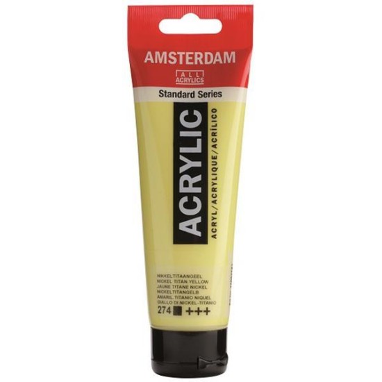 Talens amsterdam ακρυλικό χρώμα 274 nick.titan.yellow 120ml Talens amsterdam ακρυλικό χρώμα 274 nick.titan.yellow 120ml