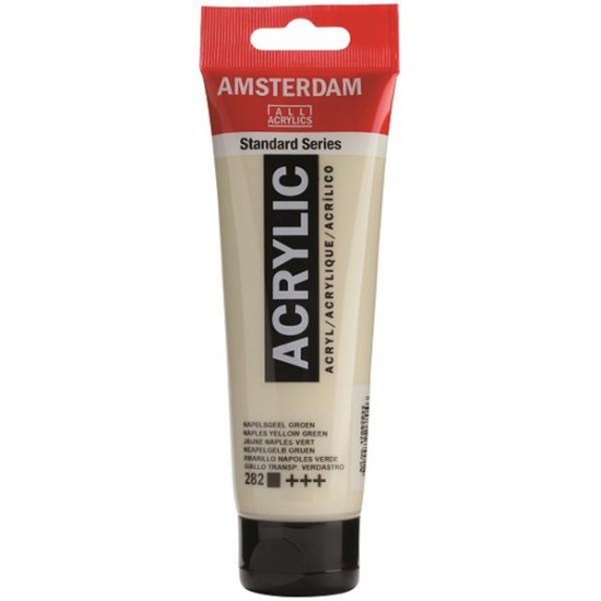 Talens amsterdam ακρυλικό χρώμα 282 naples yellow green 120ml Talens amsterdam ακρυλικό χρώμα 282 naples yellow green 120ml