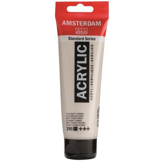 Talens amsterdam ακρυλικό χρώμα 290 titanium buff D 120ml Talens amsterdam ακρυλικό χρώμα 290 titanium buff D 120ml