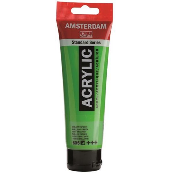 Talens amsterdam ακρυλικό χρώμα 605 brilliant green 120ml Talens amsterdam ακρυλικό χρώμα 605 brilliant green 120ml