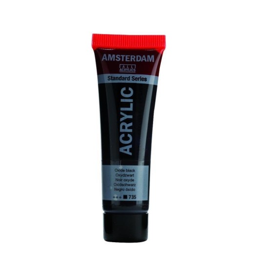 Talens amsterdam ακρυλικό χρώμα 735 oxide black 120ml Talens amsterdam ακρυλικό χρώμα 735 oxide black 120ml