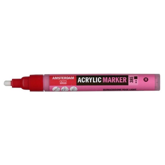 Talens amsterdam marker 385 quinacridone rose l medium Talens amsterdam marker 385 quinacridone rose l medium