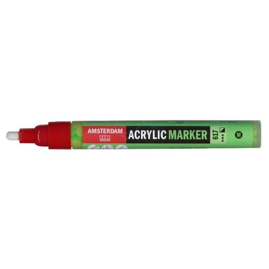 Talens amsterdam marker 617 yellowish green medium
