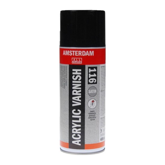 Talens amsterdam σπρέυ acrylic varnish satin 116 400ml Talens amsterdam σπρέυ acrylic varnish satin 116 400ml