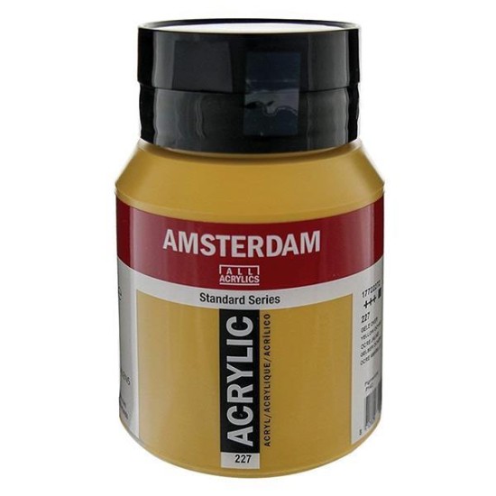 Talens amsterdam ακρυλικό χρώμα 227 yellow ochre 500ml Talens amsterdam ακρυλικό χρώμα 227 yellow ochre 500ml