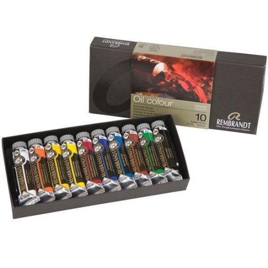 Talens Rembrandt σετ 10 χρώματα λαδίου των 15ml Talens Rembrandt σετ 10 χρώματα λαδίου των 15ml