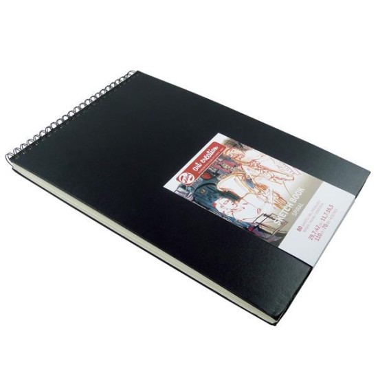 Talens Sketch book σπιράλ μαύρο 80φυλ. 42x30εκ. 110 γρ. Talens Sketch book σπιράλ μαύρο 80φυλ. 42x30εκ. 110 γρ.