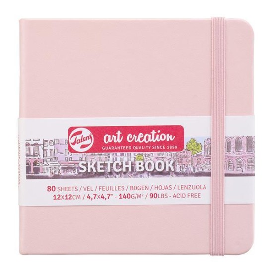 Talens Sketch book ροζ 80φυλ. 12x12εκ. 140 γρ. Talens Sketch book ροζ 80φυλ. 12x12εκ. 140 γρ.