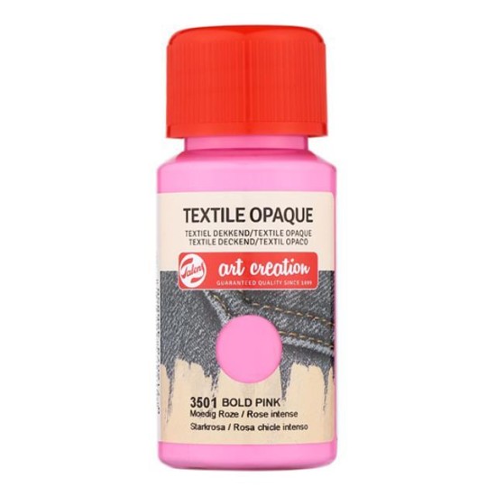 Talens χρώμα textile opaque 3501 bold pink 50ml Talens χρώμα textile opaque 3501 bold pink 50ml
