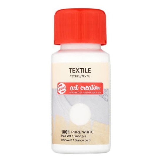 Talens χρώμα textile 1001 pure white 50ml Talens χρώμα textile 1001 pure white 50ml