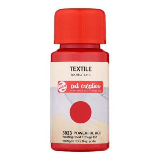 Talens χρώμα textile 3023 powerful red 50ml Talens χρώμα textile 3023 powerful red 50ml