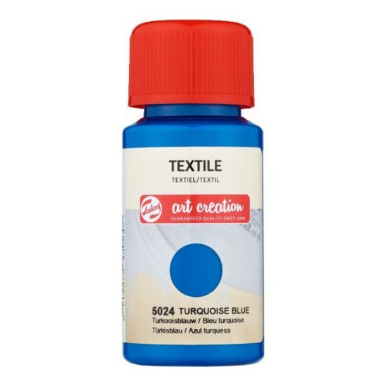 Talens χρώμα textile 5024 turquoise blue 50ml Talens χρώμα textile 5024 turquoise blue 50ml