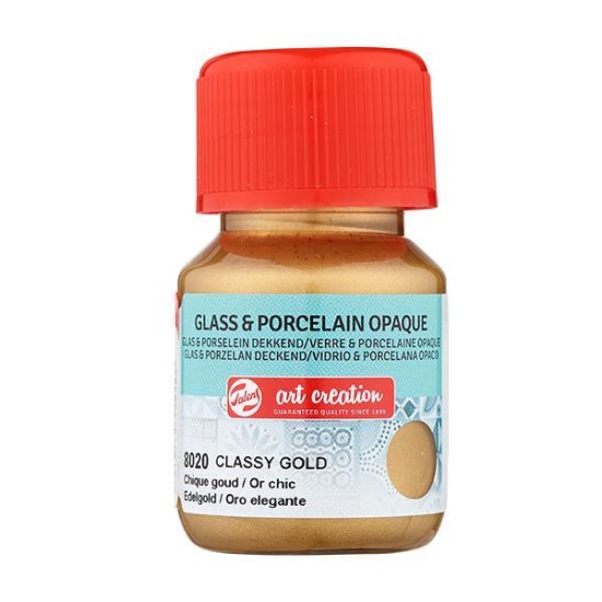 Talens χρώμα glass/porcelain opaque 8020 classy gold 30ml Talens χρώμα glass/porcelain opaque 8020 classy gold 30ml