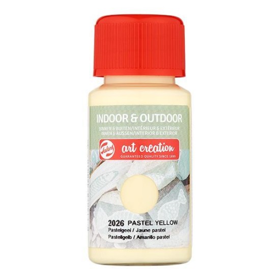 Talens χρώμα indoor/outdoor 2026 pastel yellow 50ml Talens χρώμα indoor/outdoor 2026 pastel yellow 50ml