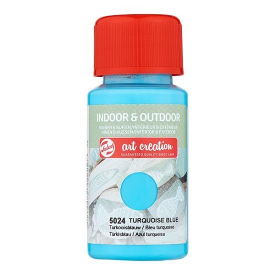 Talens χρώμα indoor/outdoor 5024 turquoise blue 50ml Talens χρώμα indoor/outdoor 5024 turquoise blue 50ml