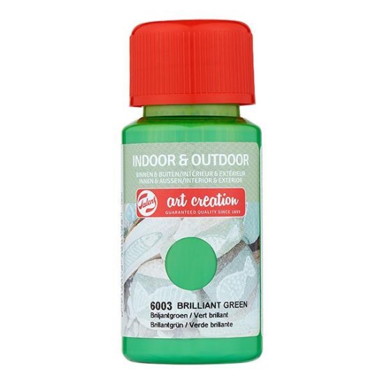 Talens χρώμα indoor/outdoor 6003 brilliant green 50ml Talens χρώμα indoor/outdoor 6003 brilliant green 50ml