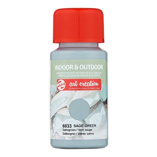 Talens χρώμα indoor/outdoor 6033 sage green 50ml Talens χρώμα indoor/outdoor 6033 sage green 50ml