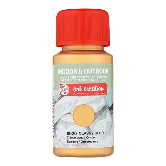 Talens χρώμα indoor/outdoor 8020 classy gold 50ml Talens χρώμα indoor/outdoor 8020 classy gold 50ml