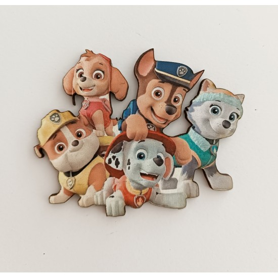 Ξύλινο διακοσμητικό Paw patrol #6 Ξύλινο διακοσμητικό Paw patrol #6