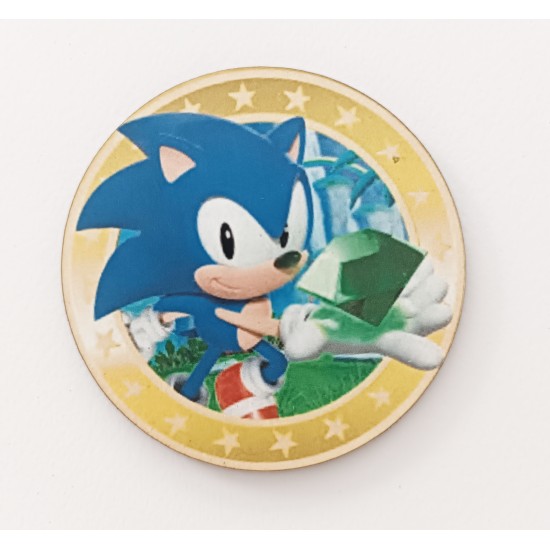 Ξύλινο διακοσμητικό Sonic #1 Ξύλινο διακοσμητικό Sonic #1